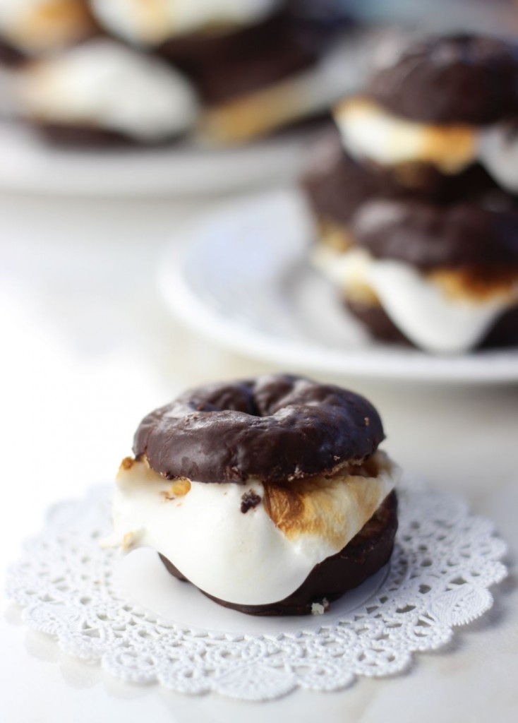 chocolate donut s'mores 5