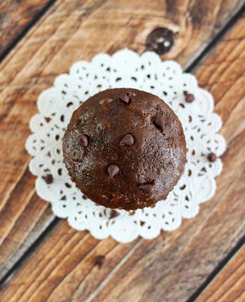 chocolate zucchini muffins 10