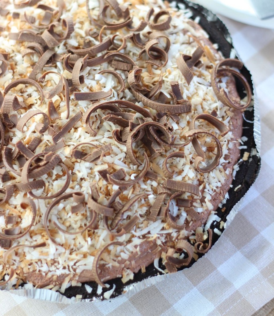 no bake chocolate coconut cream pie 5