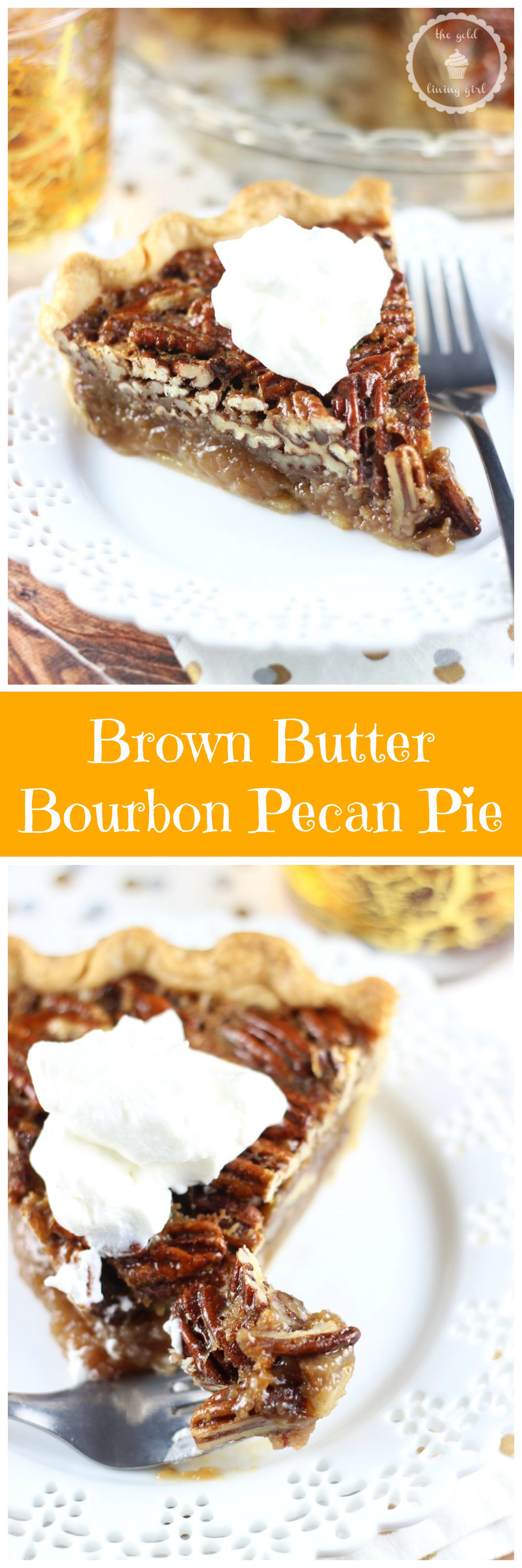 Brown Butter Bourbon Pecan Pie