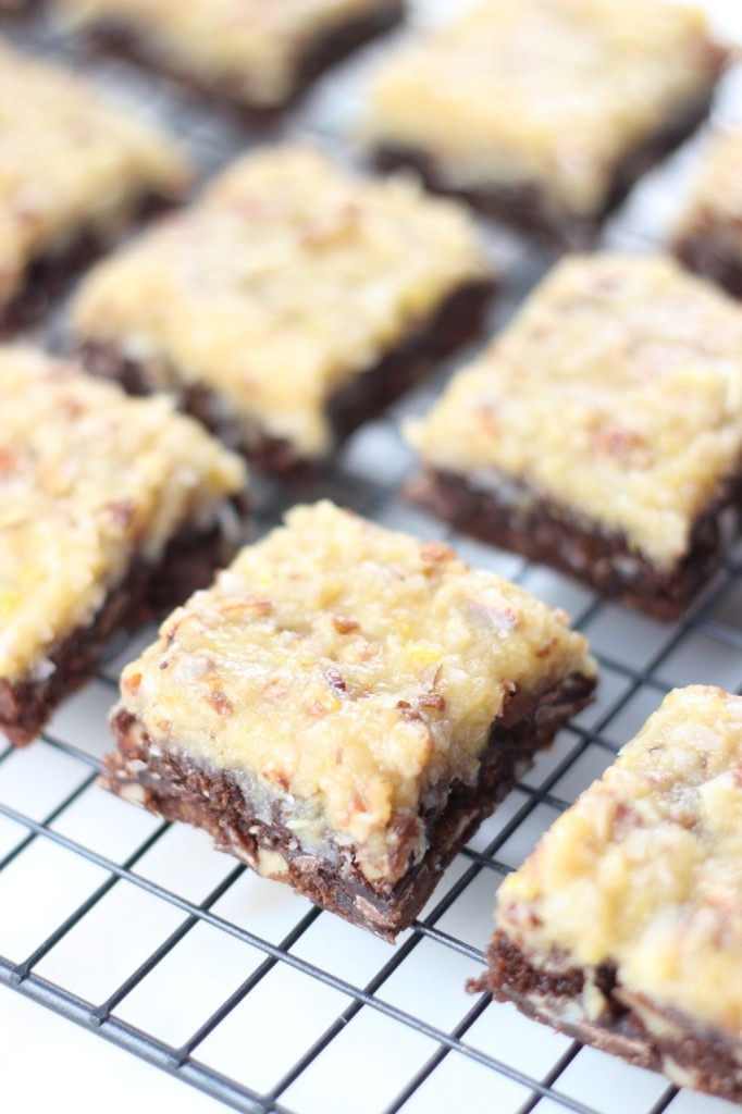 german chocolate brownies 3