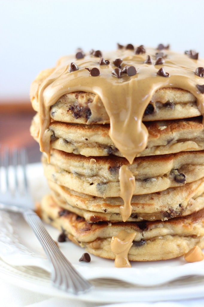 peanut butter chocolate chip pancakes 10