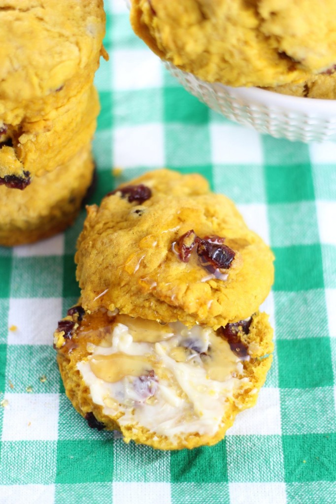 pumpkin cranberry biscuits 13