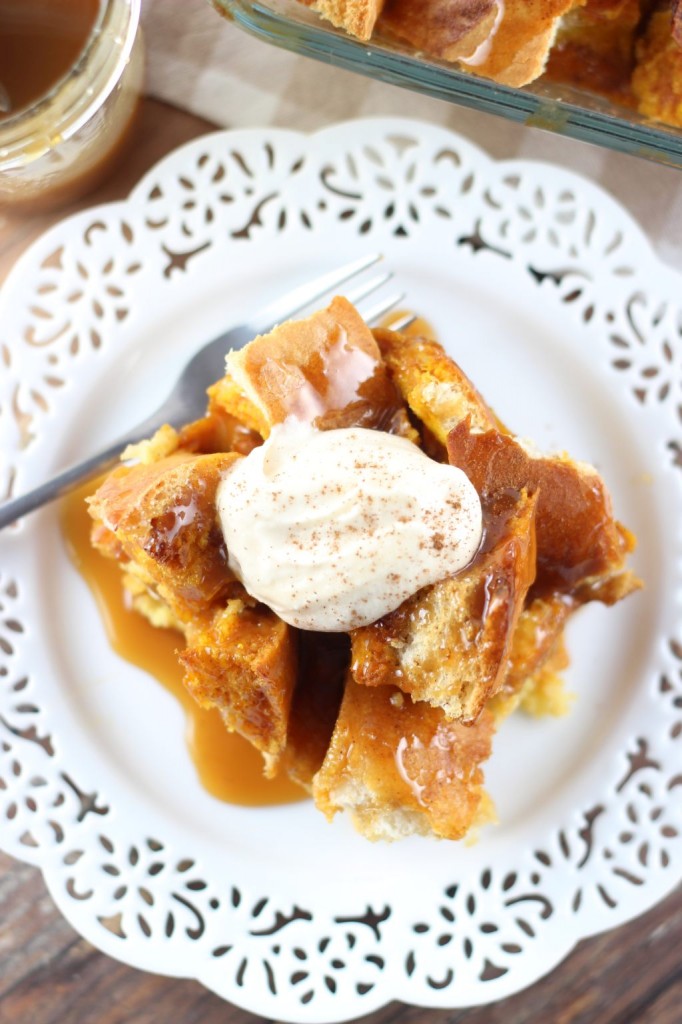 pumpkin french toast casserole 16