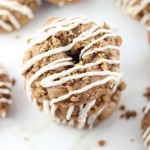 Spice Cake Donuts with Pecan Streusel and Brown Butter Icing