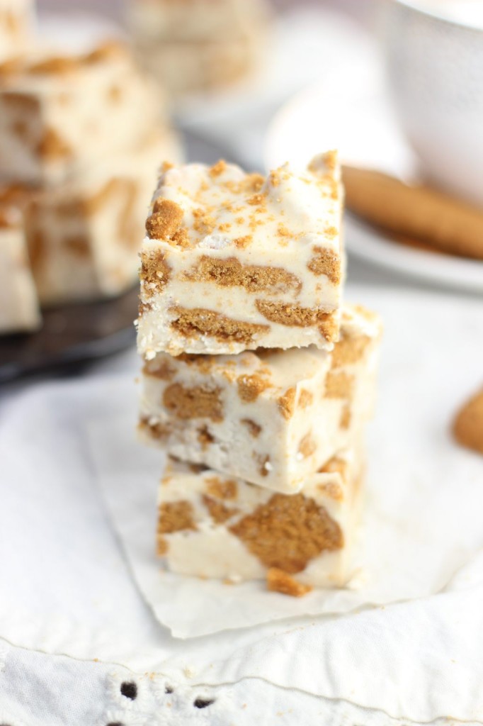 5-minute biscoff cinnamon bun fudge 4