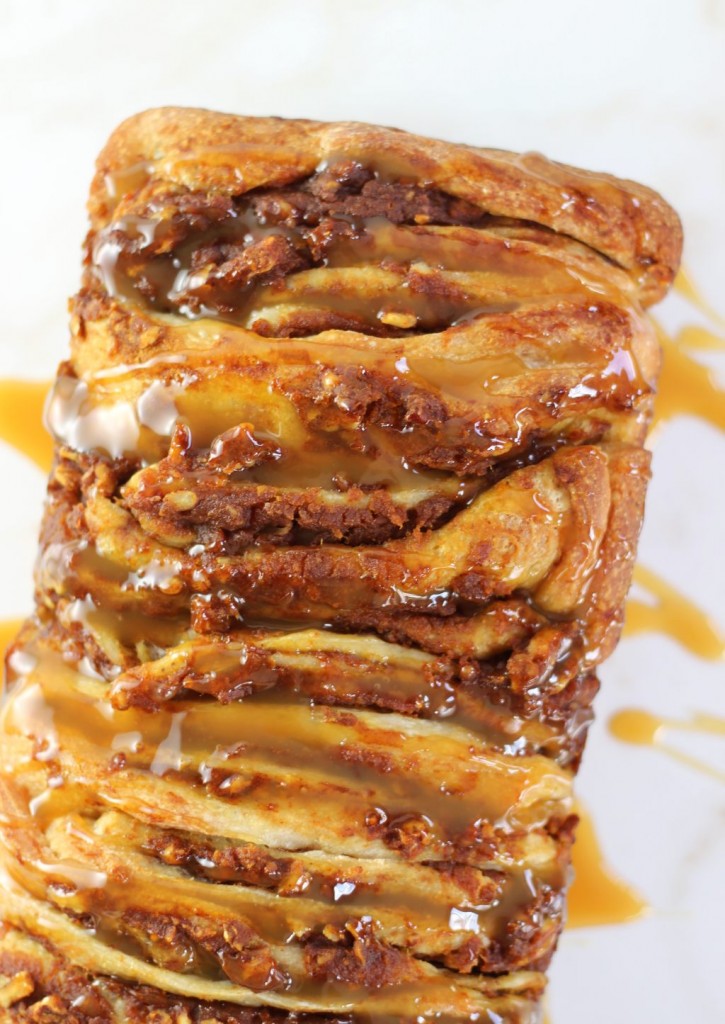 easy pumpkin pecan pull apart bread 11