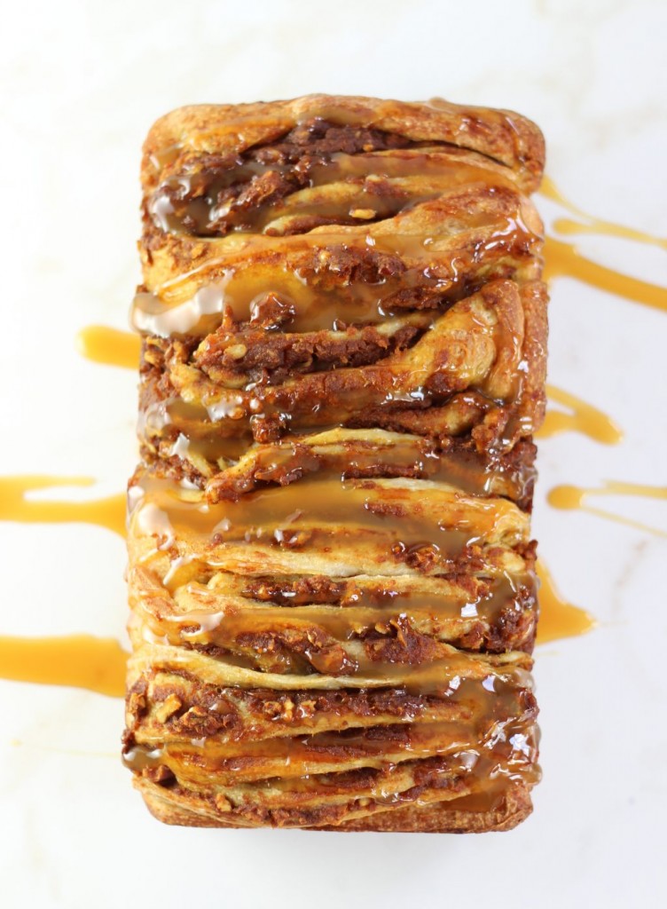 easy pumpkin pecan pull apart bread 8