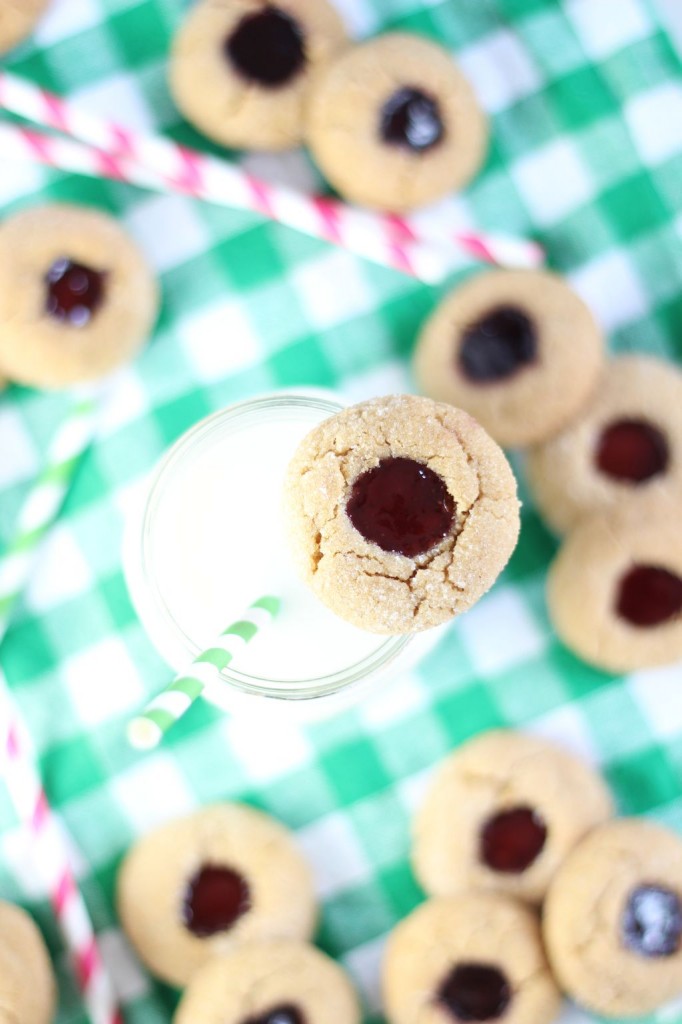 peanut butter & jelly thumbprints 10