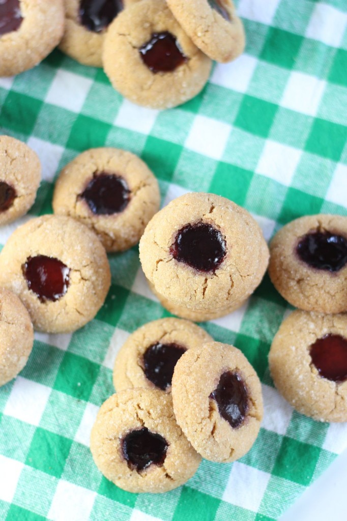 peanut butter & jelly thumbprints 18