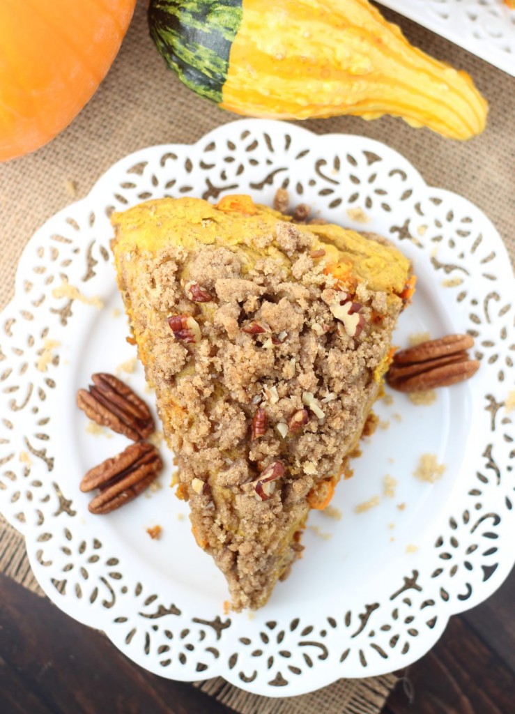 pumpkin pecan scones with brown sugar streusel 13