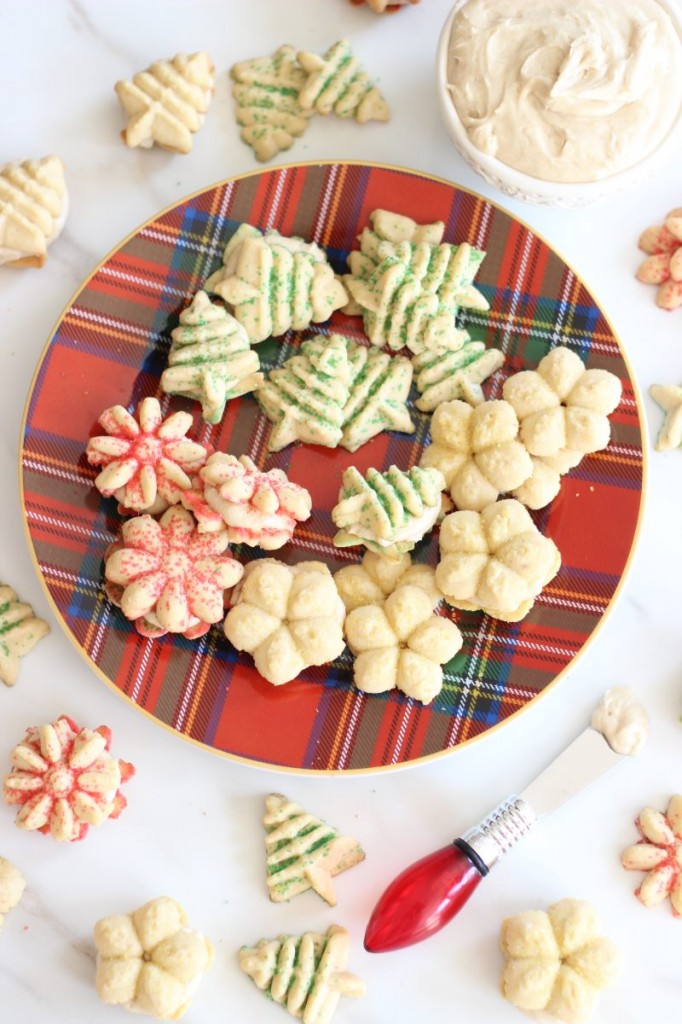 Brown Butter Spritz Cookie Sandwiches