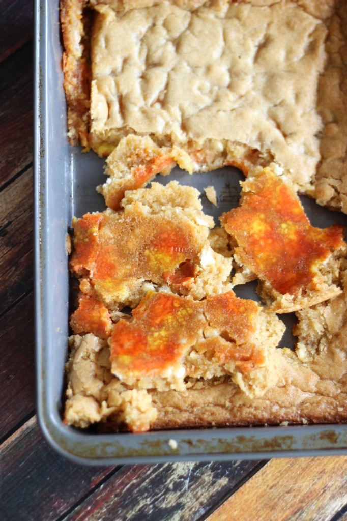 candy corn blondies