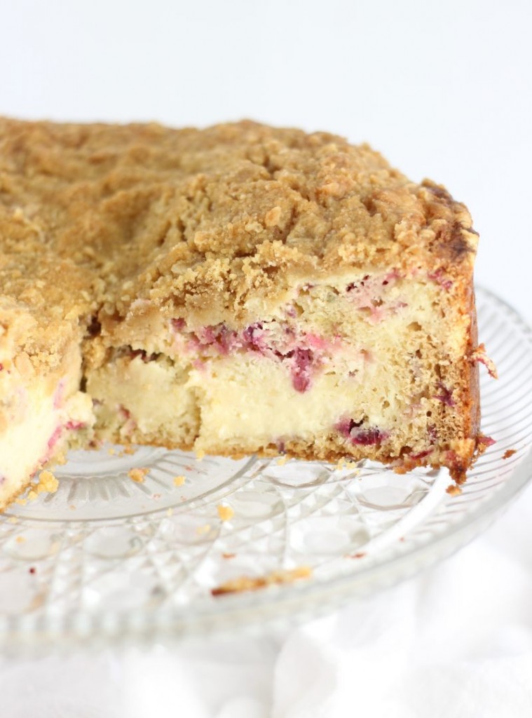 cranberry cheesecake crumb coffee cake 3