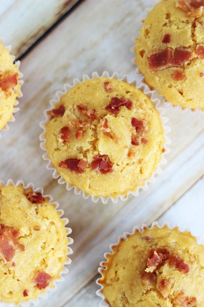 maple bacon corn muffins 9