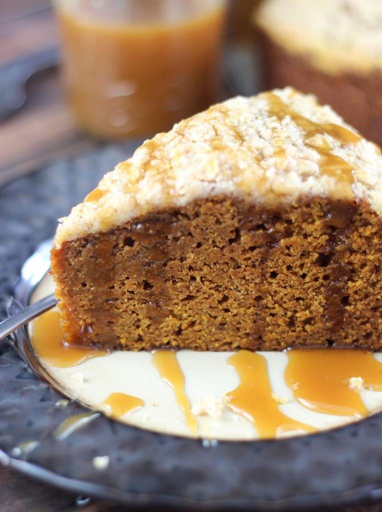 pumpkin gingerbread crumb coffee cake 24