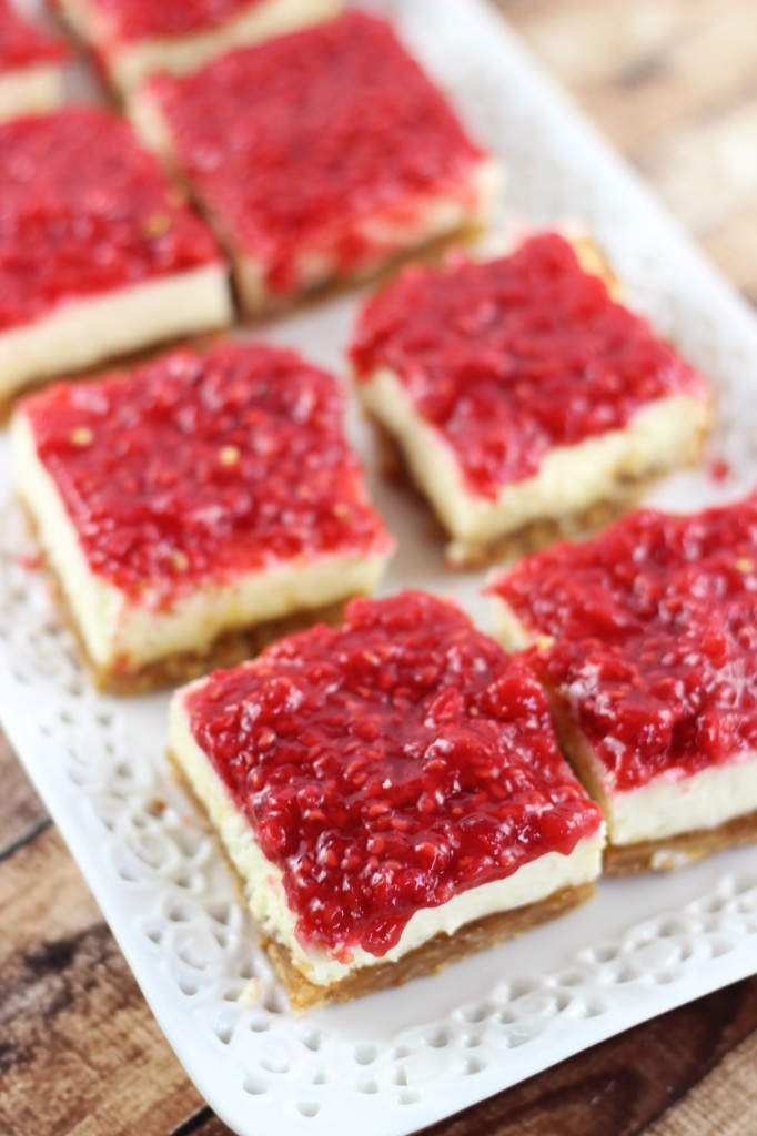 raspberry peach cheesecake bars 4