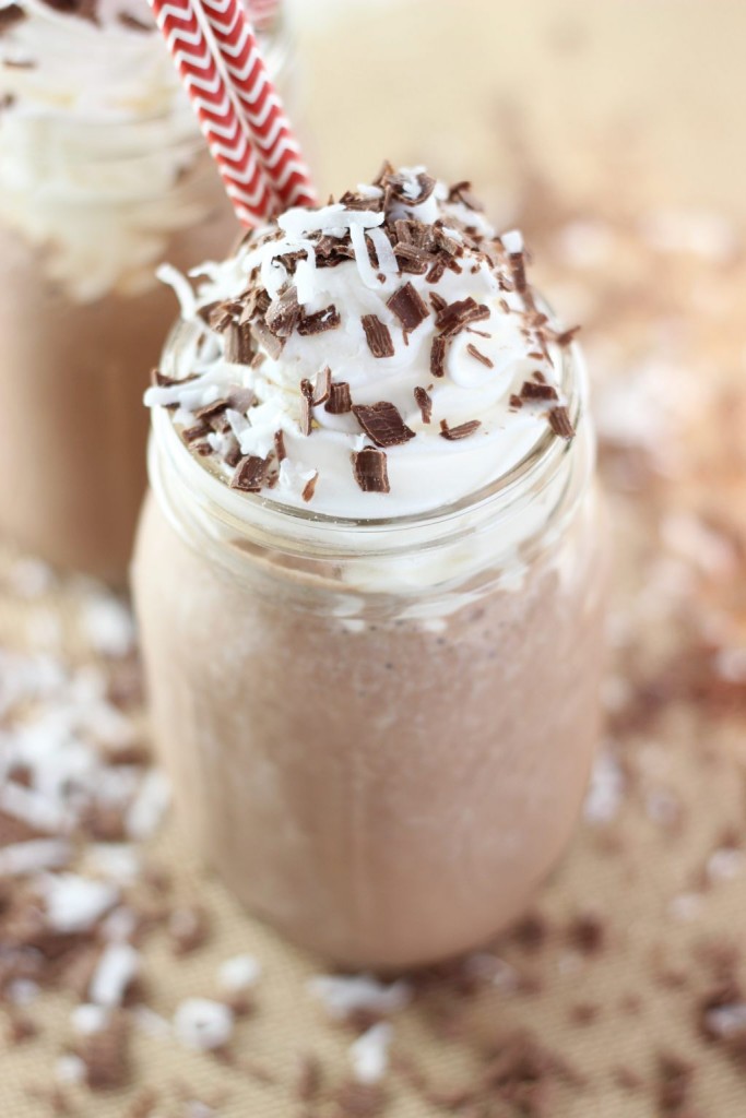 almond coconut mocha protein smoothie 9