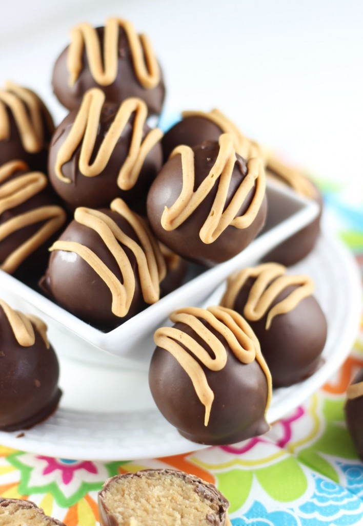 chocolate peanut butter cake truffles 11