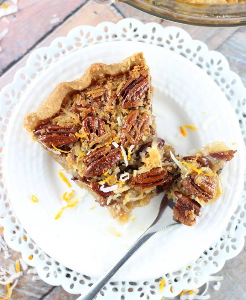 orange coconut pecan pie 18