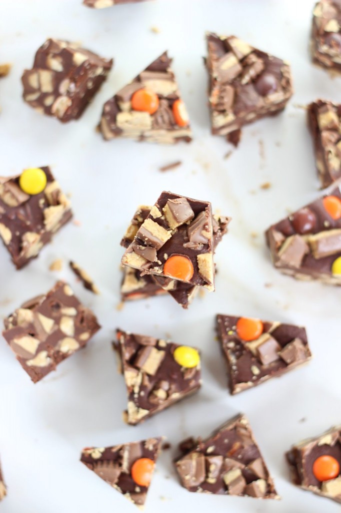 peanut butter cup fudge 13