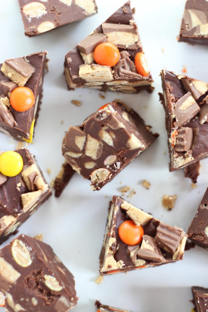 peanut butter cup fudge 9