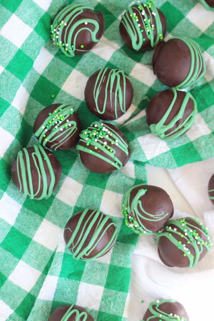 No Bake Thin Mint Truffles 9