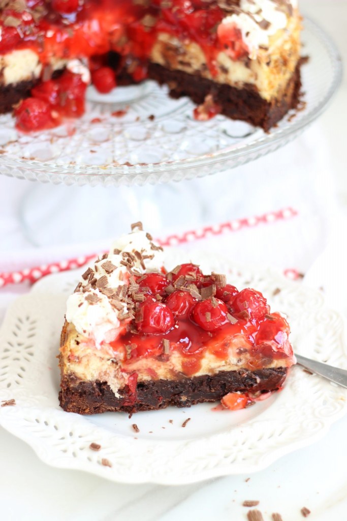 black forest brownie cheesecake 33