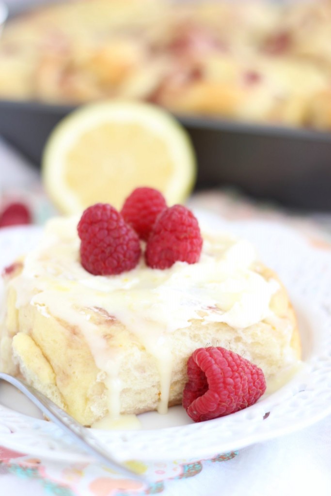 lemon raspberry sweet rolls with lemon mascarpone frosting 10