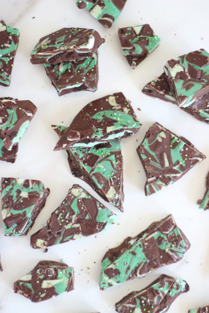 mint chocolate bark 8