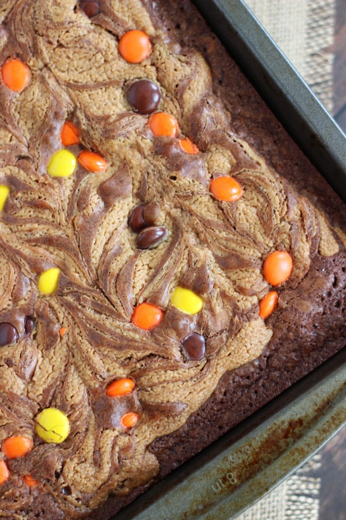 peanut butter swirl brownies 2