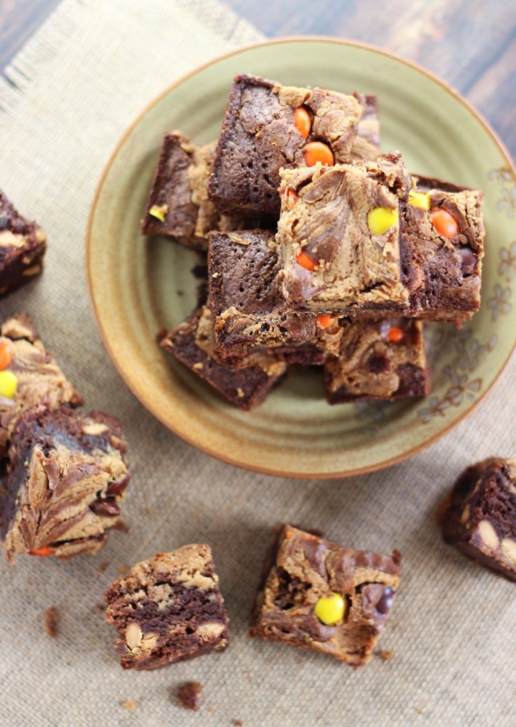 peanut butter swirl brownies 4