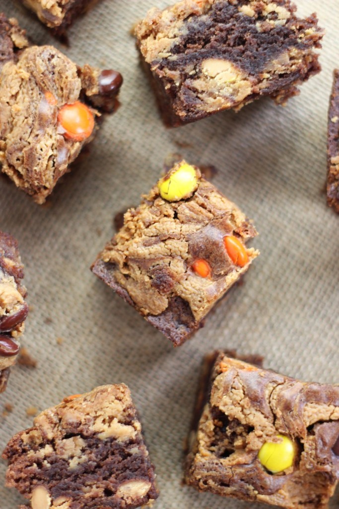 peanut butter swirl brownies 9