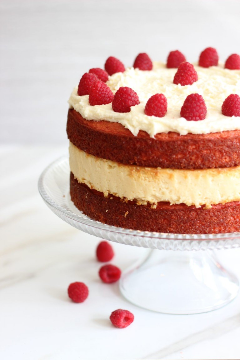 Raspberry Cake with layers