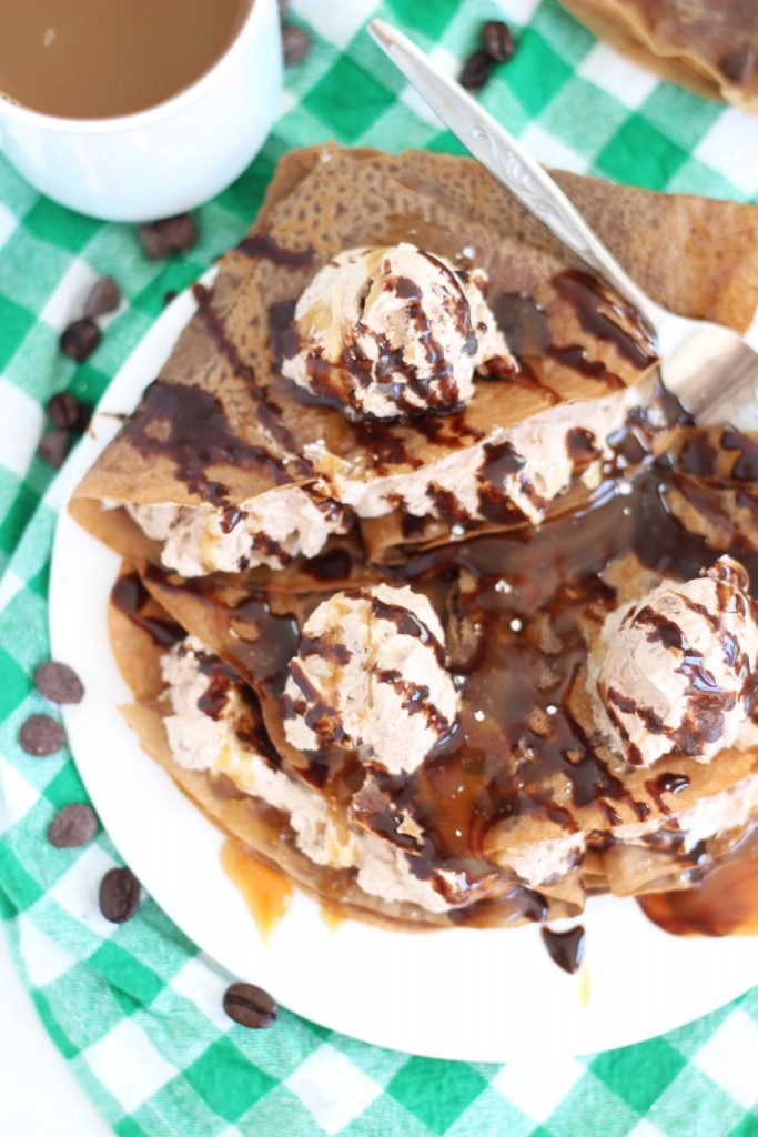 espresso crepes with guinness cream and caramel sauce 5