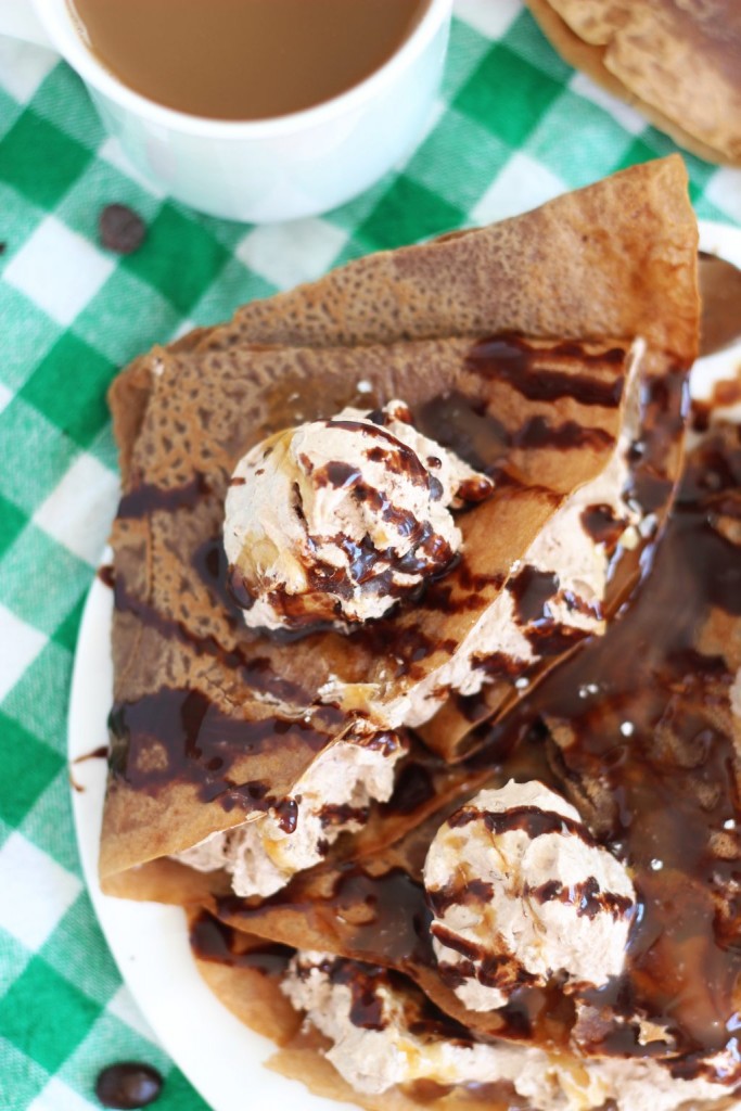 espresso crepes with guinness cream and caramel sauce 8