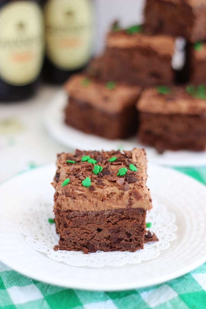 guinness brownies with mocha frosting 5