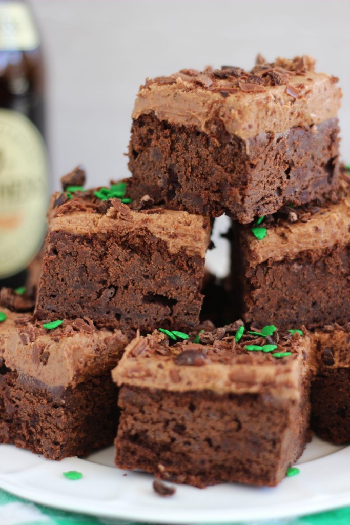 guinness brownies with mocha frosting 8