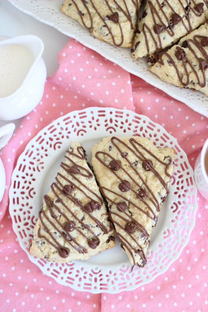 hazelnut chocolate chip scones 18