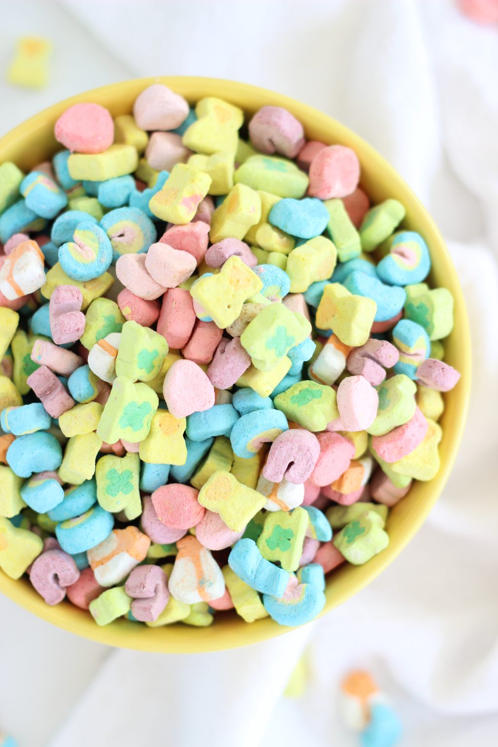 Lucky Charms Cupcakes with Marshmallow Frosting