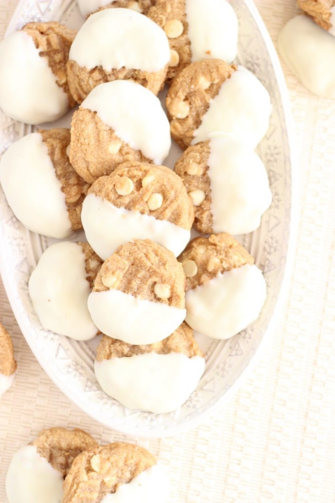 white chocolate dipped peanut butter cookies 12