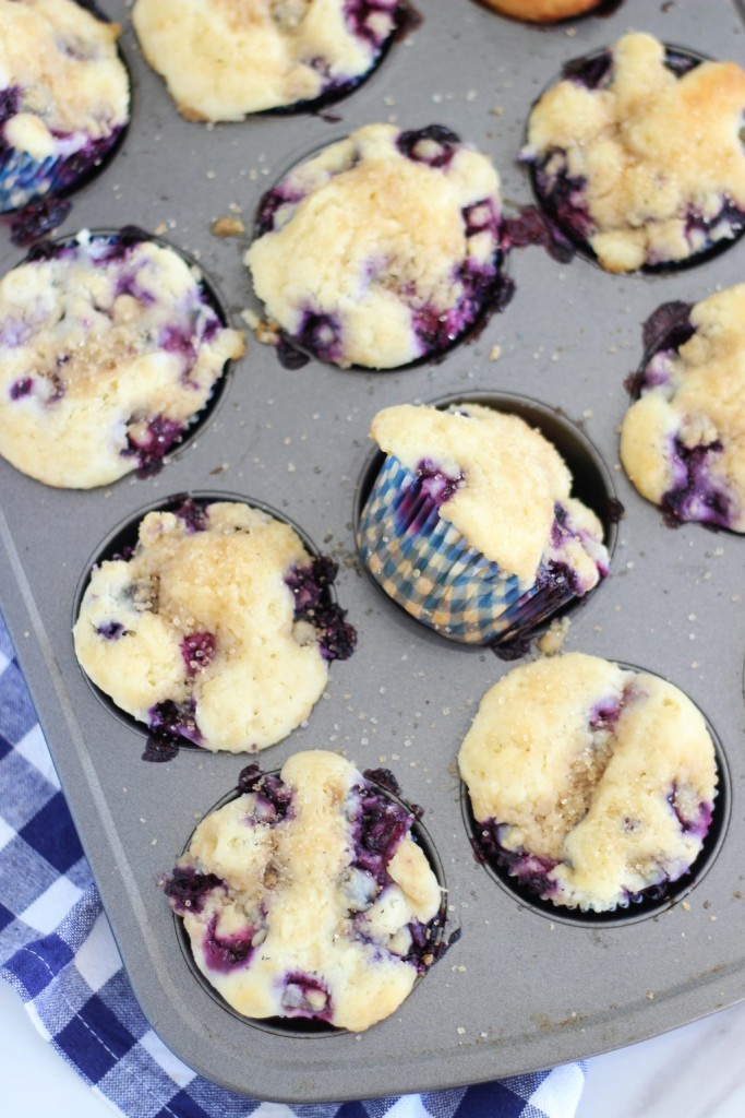 lemon blueberry cheesecake muffins with lemon glaze 2