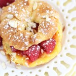 Lemon Raspberry Almond Croissant French Toast