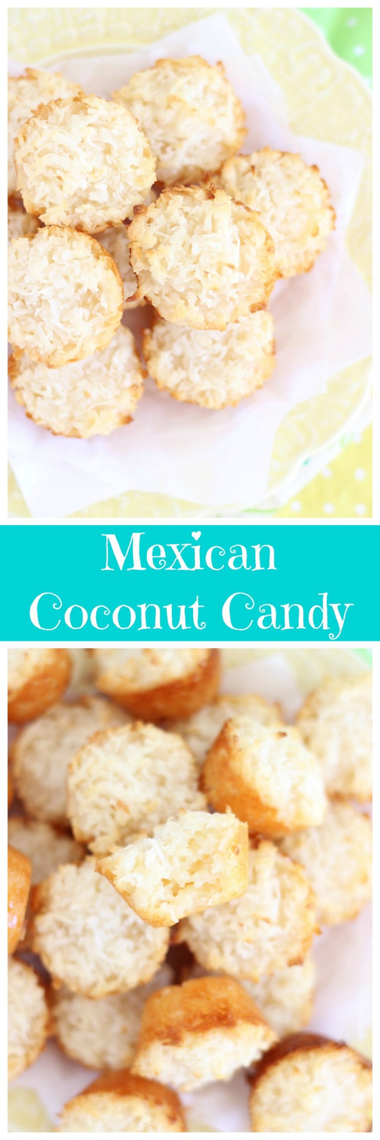 Two Ingredient Mexican Coconut Candy