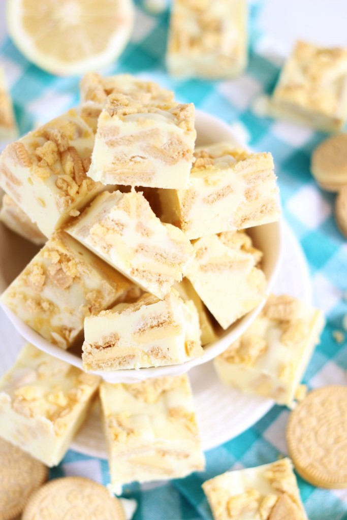 5-minute lemon cream pie fudge 3