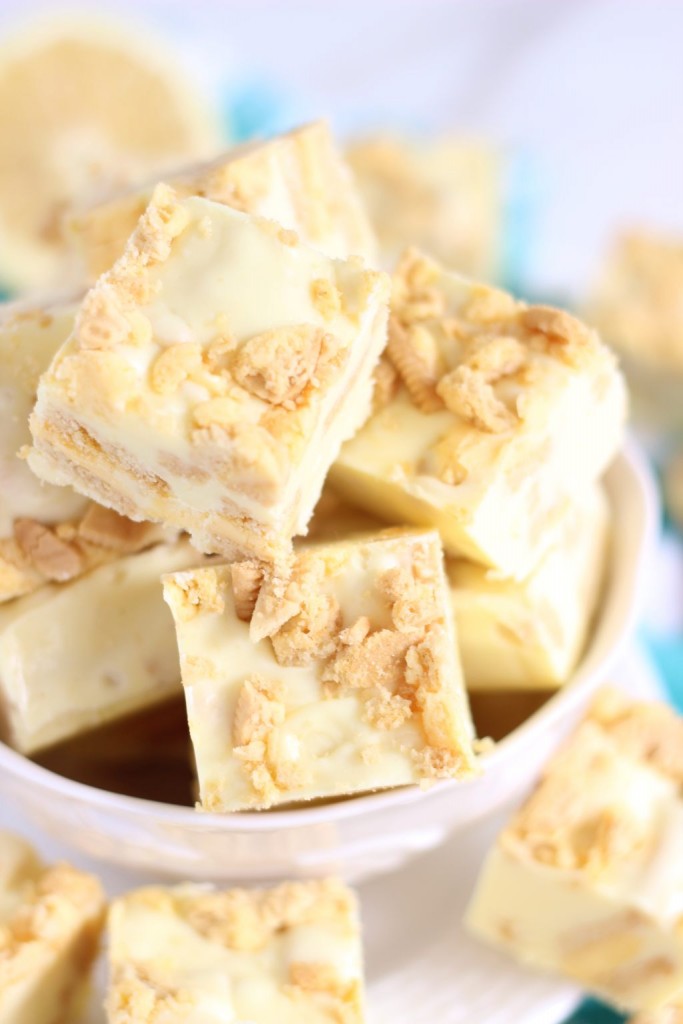 5-minute lemon cream pie fudge 9