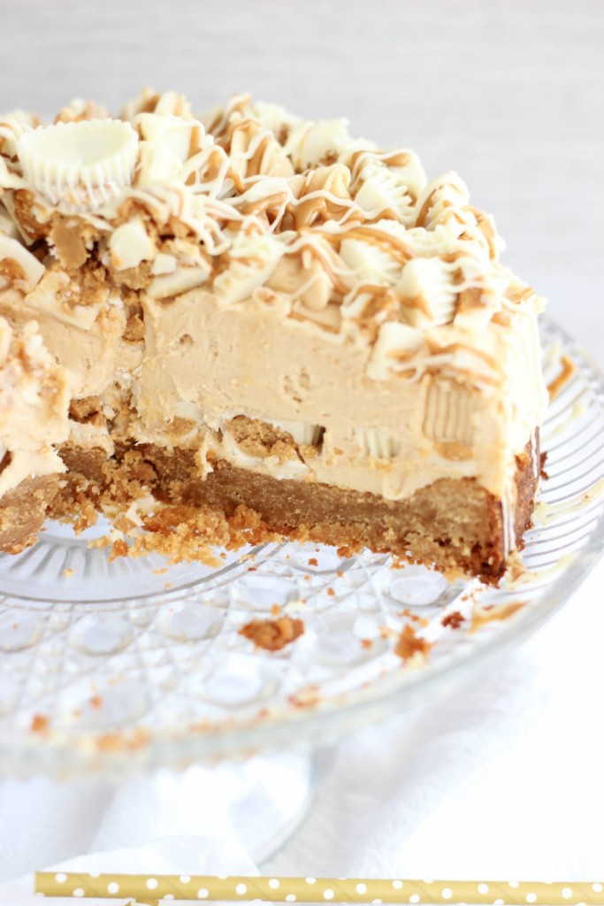 white chocolate peanut butter blondie cheesecake 43