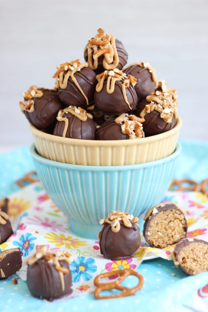 peanut butter pretzel truffles 2