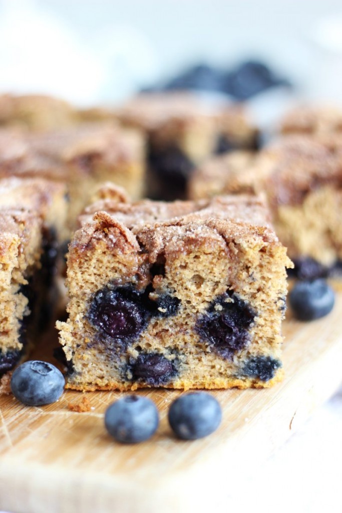 blueberry cinnamon swirl protein coffee cake 9