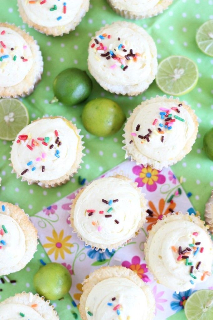 key lime angel food cupcakes with key lime curd 17